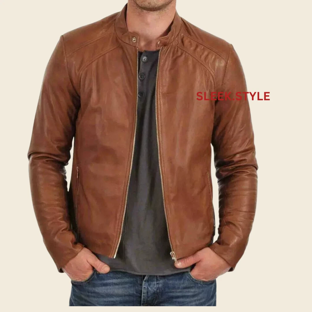 Discover New Mens Leather Jacket Elegance Premium Quality Lambskin Jacket