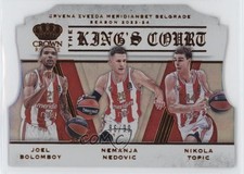 2023 Panini Crown Royale EuroLeague 86/99 Joel Bolomboy Nemanja Nedovic #5 0bn9