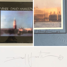 Signé ; David Hamilton - Venise [avec tirage photographique original
