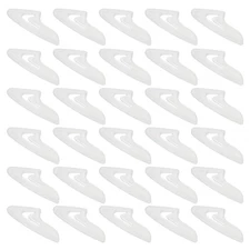 100Pcs Knife Tip Protector Cover 0.43" x 1.14" Plastic Blade Tip Guards White