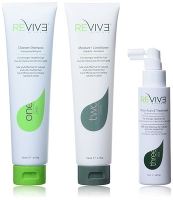 Hair Treatment Kit 3 Part System Fine Thinning Sulfate Free REVIV3 Procare Trial