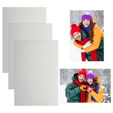 3 Pcs 4x6 Inch Sublimation Blanks, Aluminum Sublimation Metal, Bright Silver