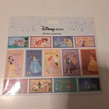 Disney Store Princess Stickers Collection Snow White, Ariel, Rapunzel Belle