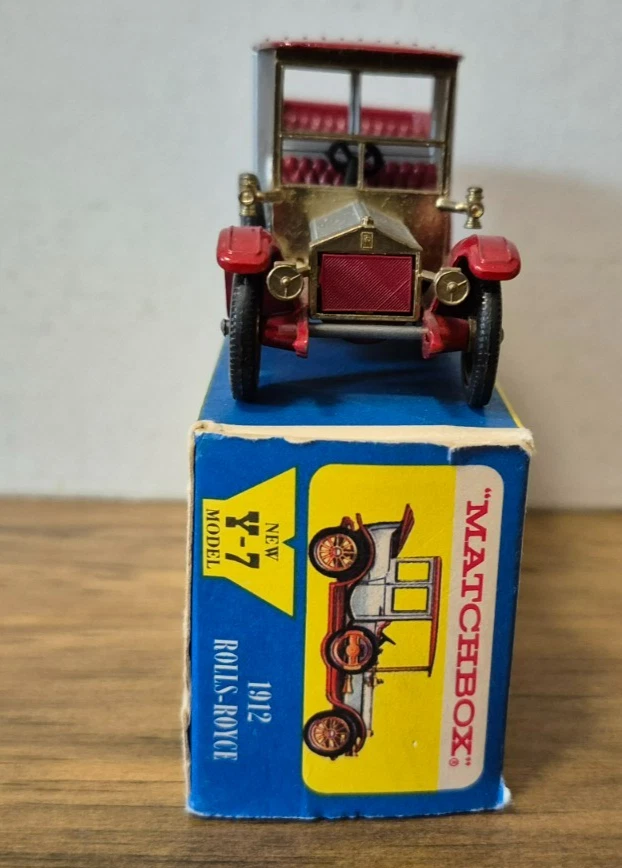 Y 7 1912 Rolls Royce Models of Yesteryear Matchbox in E Box - Bild 2 von 4