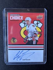 Curt Fraser 2025/26 Chicago Blackhawks Centennial Choice Signatures #CS-CF Auto