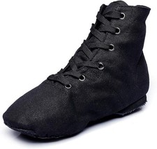 Jazz Dance Shoes Lace-up Dancing Ballet Boots Sneakers Size 38 Womens 7.5 to 8