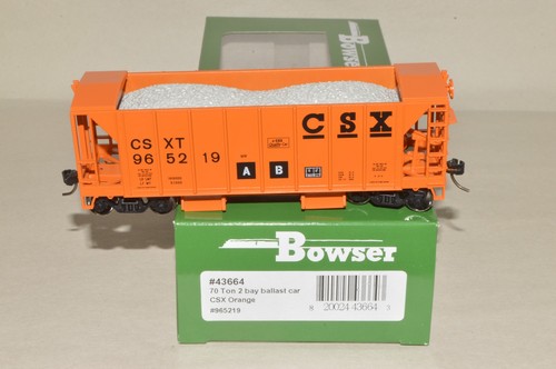 Tren de vagones tolva de lastre escala HO Bowser CSX Transportation RR MW ACF 965219 | Zustand: New