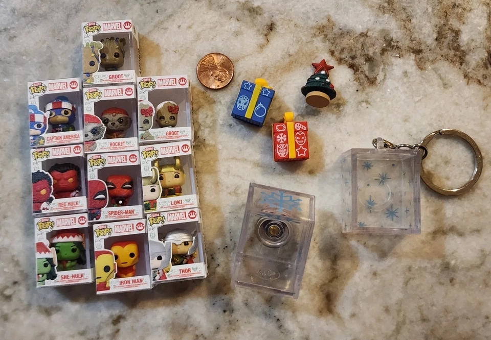 Funko Bitty Pop! MARVEL Holiday ~ YOU PICK ~ Groot Loki Thor Red Hulk