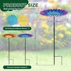 2 Pcs Iron Bee Watering Station Space Saving Bee Water Cup with Sunflower wekap