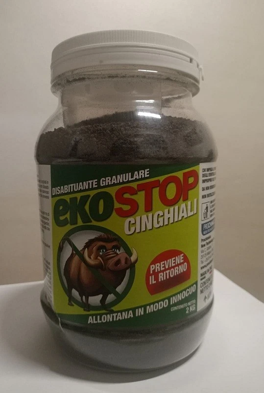 Disabituante Granulare Cinghiali EkoStop 2Kg Allontana Animali Selvatici Giardin - Immagine 2 di 2