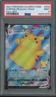 2021 Pokemon Celebrations Full Art #009 Surfing Pikachu Vmax Mint PSA 9