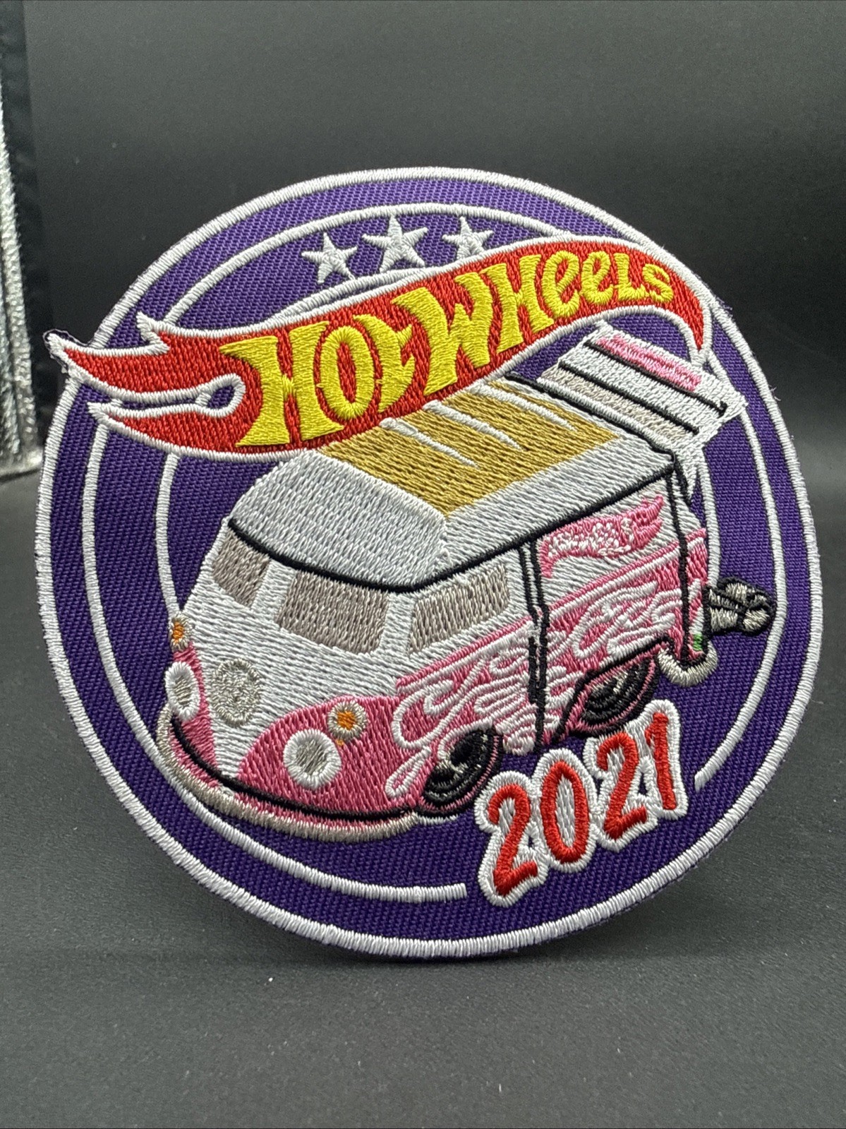 2021 Hot Wheels PINK KOOL KOMBI PATCH 21th Nationals Collectors Convention LOOK