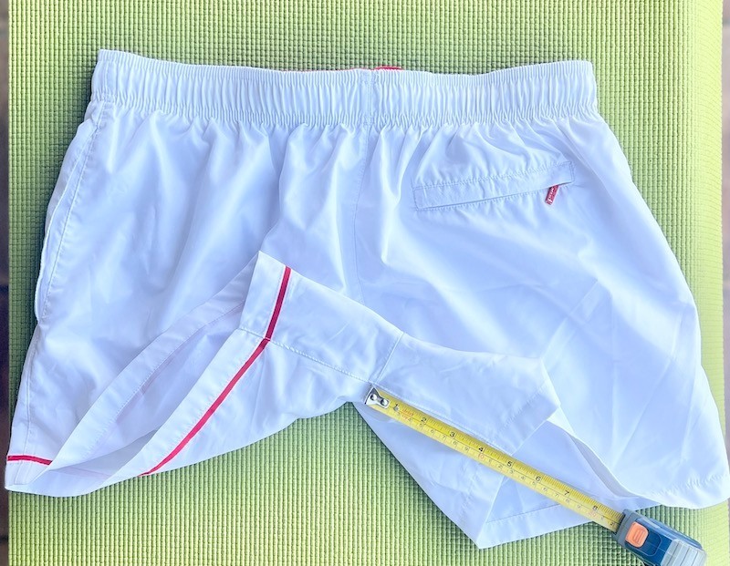 NWOT BOSS by Hugo Boss Beach Men's White Swim Lined Trunks Size L (4.75 Inseam) thumbnail 5