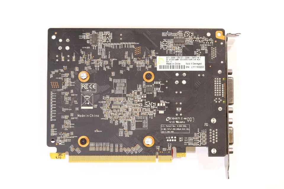 XFX NVIDIA GeForce GT 220 1B DDR2 PCIe Graphic Card P/N: GT-220X-ZN Tested - Image 4 of 4