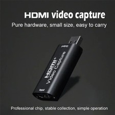 1080P HD HDMI to USB Video Screen Capture Card Recorder Game Live Streaming