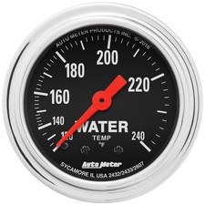 Autometer 2432 Traditional Chrome Mechanical Water Temperature Gauge 2 116 Dia Autometer 2432 Traditional Chrome Mechanical Water Temperature Gauge 2 116 Dia