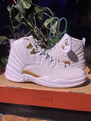Jordan Air Jordan 12 samples Retro x OVO White Metallic Gold  display picture 3