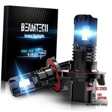 Fog  H13/9008 Light Bulb, Fanless Design, 1:1 Size, High-Low Beam H13 Fanless 