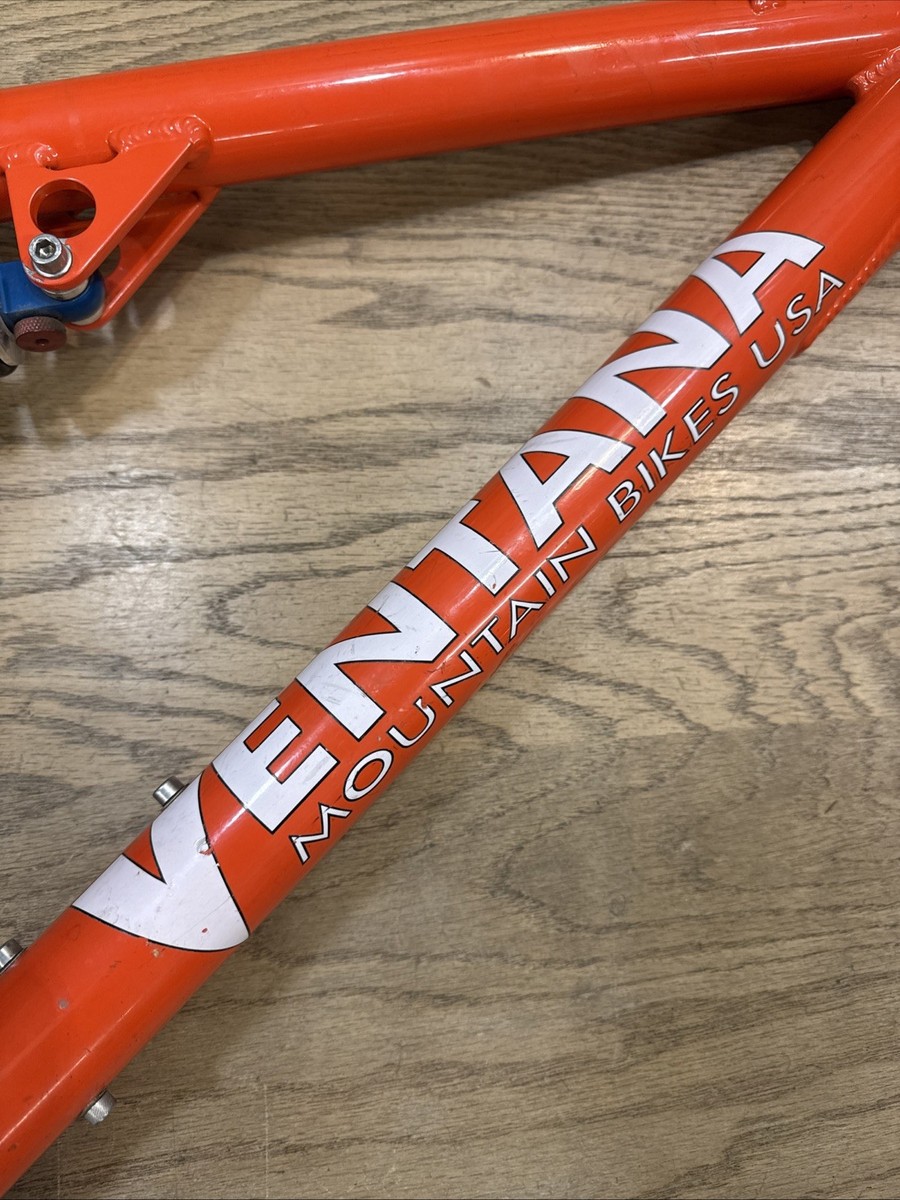 Ventana Marble Peak Full Suspension Mountain Bike Frame Orange 26