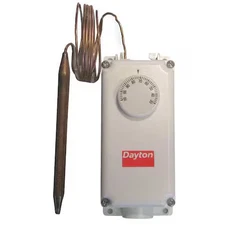 Dayton 2Nnr6 Line Volt Mechanical Tstat, Open/Close On Rise, 0 Degrees To 120
