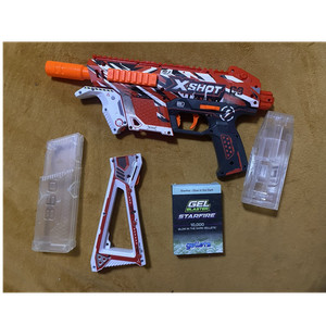 X-Shot Hyper Gel Blaster Rifle 850 Magazine Starfire Gellets ABS Plastic