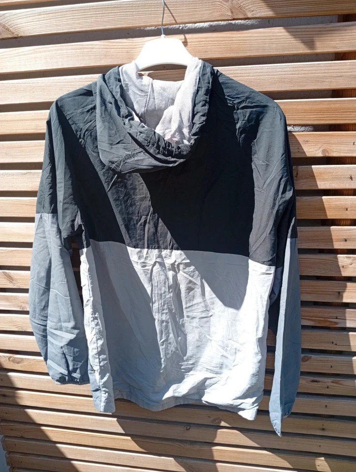 Veste Coupe-vent Athletic Works Grise À Capuche – Taille M - Photo 3/3
