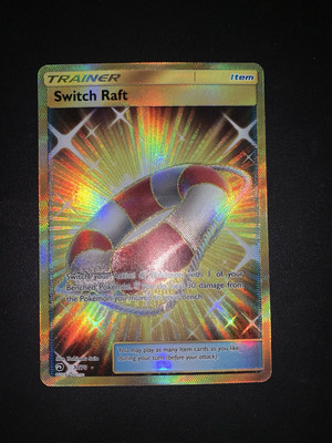 Switch Floß Gold Rare Dragon Majesty 77/70 Karte Pokémon Eng Englisch