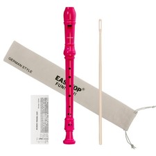 EAST TOP Soprano Recorder for Kids Beginners, 8 Hole Plastic German R08-PINK