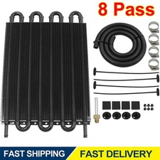 Universal 516 Transmission Oil Cooler 8 Pass Tube And Fin Cooler Kit Aluminium Universal 516 Transmission Oil Cooler 8 Pass Tube And Fin Cooler Kit Aluminium