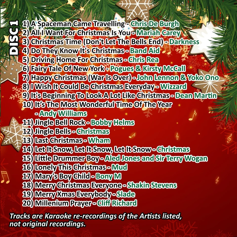 Christmas Karaoke. Mr Entertainer Big Hits Double CD+G/CDG Disc Set. Carols - Image 3 of 4