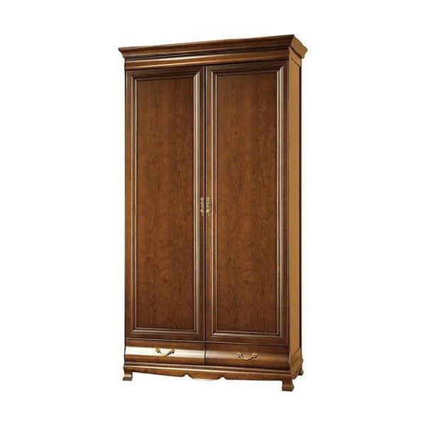 Klassische SchräNke Schrank Schrankwand Kleiderschrank Holzschrank - Model N-2D-image