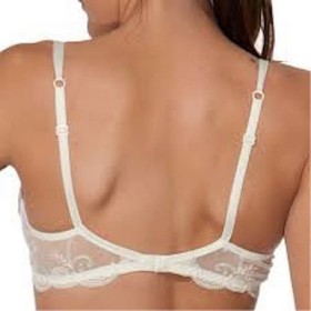 Lise Charmel, Ultra Feminin, Q: ACC3042D, Lacy balcony bra, 34D, Ivory