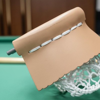 6 Stück schwarzer Billardtisch-Taschenbeutel elegantes schwarz Loch-Liner
