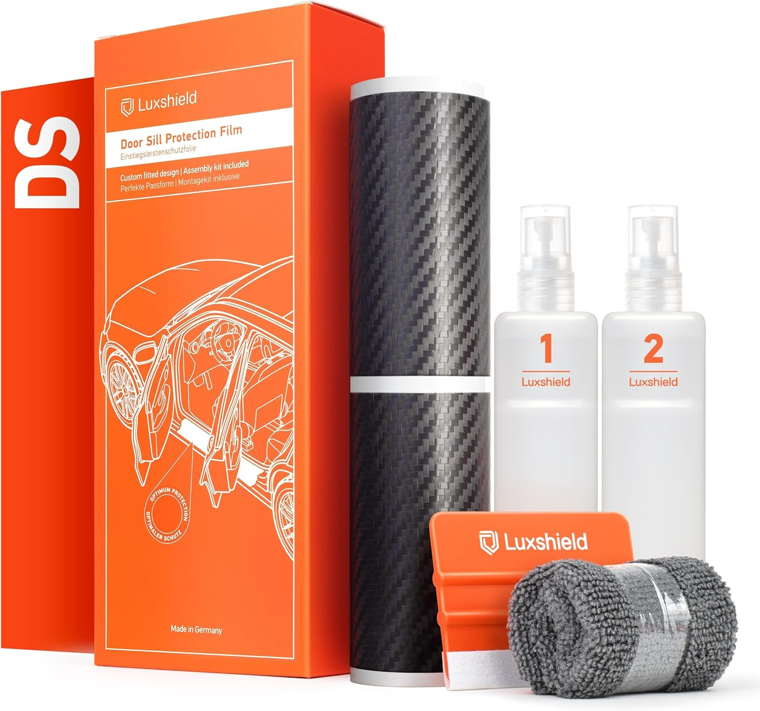 Proteggi la tua DS 7: Battitacco Antigraffio Carbonio per Tutta la Famiglia