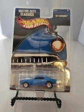 Hot Wheels Motor City Classics '67 Camaro Blue Goodyear RR MOC