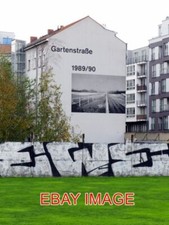PHOTO  BERLIN WALL MEMORIAL  BERNAUER STRASSE  BERLIN. AT THE POINT WHERE THE WA