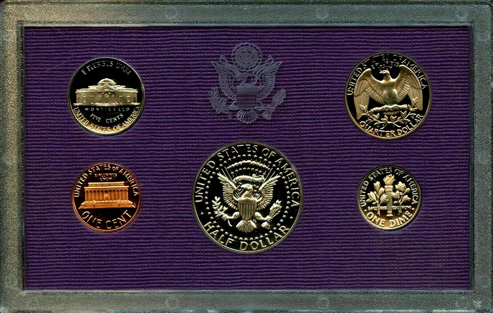 1985-S US Proof Mint Set 5 Coins CLAD 2uut0615 - Image 4 of 4
