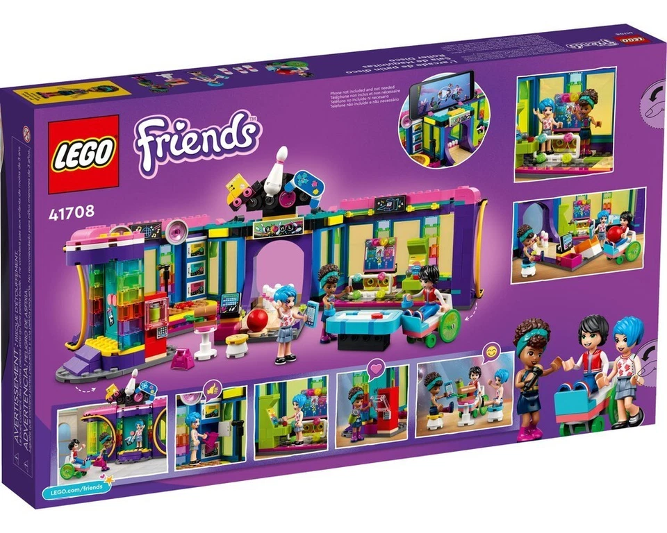 乐高 41708 Roller Disco Arcade FRIENDS 7+ 密封/全新(带保龄球) — 第 3/3 张图片