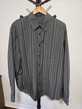 Authentic Versace Classic Monogram Shirt Men's Black Size 43 /Used