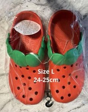 Strawberry Sandal Slippers Shoes Brand L Size 25cm 10" Red Kawaii Japan New