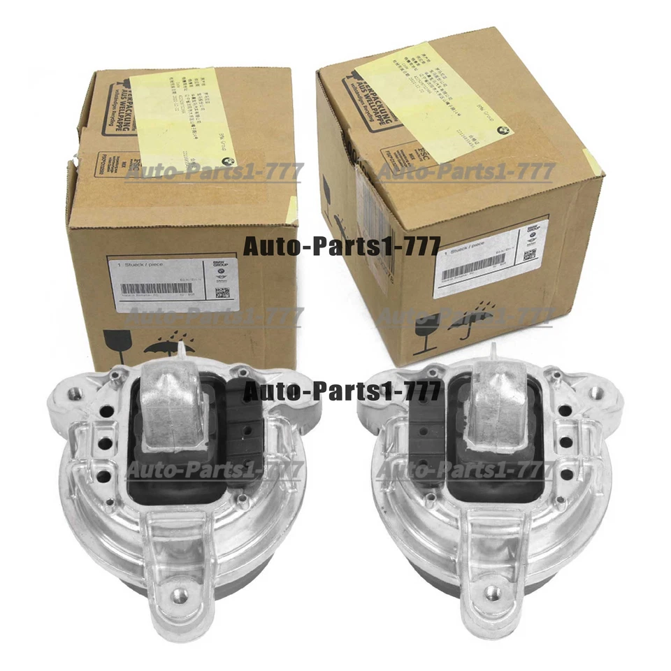 2 PIEZAS MONTAJE MOTOR DELANTERO L&R PARA BMW 740i 2010-2012, 740Li 3.0L GAS Foto 3 de 4