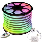 220V RGB LED Neon Rope Lights Commercial Flex DIY Sign Decor Dimmable ...