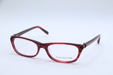 NEW JONES NEW YORK J758 BURGUNDY HORN AUTHENTIC FRAMES EYEGLASSES 53-16