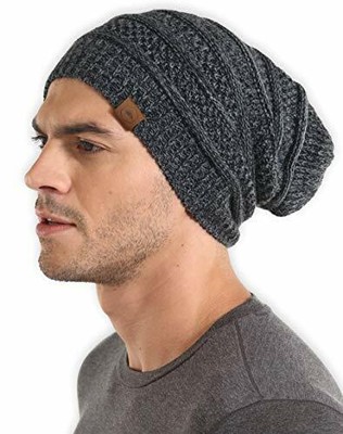 Slouchy Winter Beanie Knit Hats for Men 