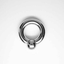 Screw In Ball Ring - Schraubkugelring - Piercing Ring - Intimpiercing extrem