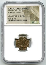 Romano-Gallic Empire Tetricus I AD 271 - 274 Bi Double-Denarius NGC M&uuml;nze - L152