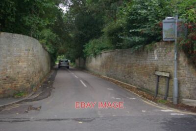 PHOTO  BRAGGS LANE HEMINGFORD GREY NARROW WALLED LANE LEADING SOUTH FROM HIGH ST