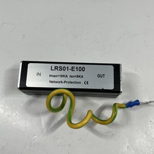 LRS01-E100 Aluminum ChasisRJ45 Port Ethernet Network Surge Protection New