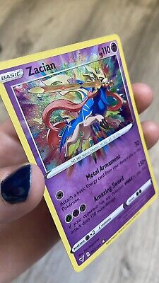 Zacian Amazing Rare 082/185 Vivid Voltage Pokemon Card Values - MAVIN