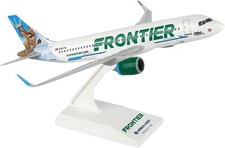Skymarks SKR907 Frontier Airlines Airbus A320neo Desk Top 1/150 Model Airplane